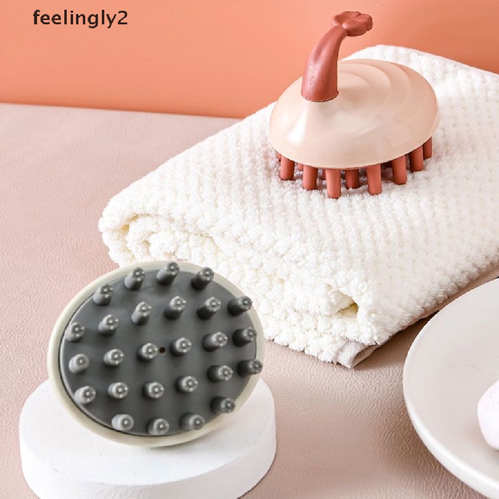 1 Lược Silicone Mát Xa Da Đầu Chống Ngứa Khi Tắm