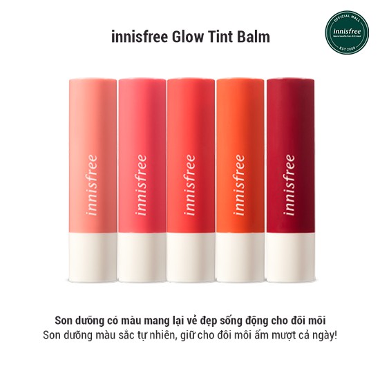 Son dưỡng có màu innisfree Glow Tint Lip Balm 3.5g | BigBuy360 - bigbuy360.vn