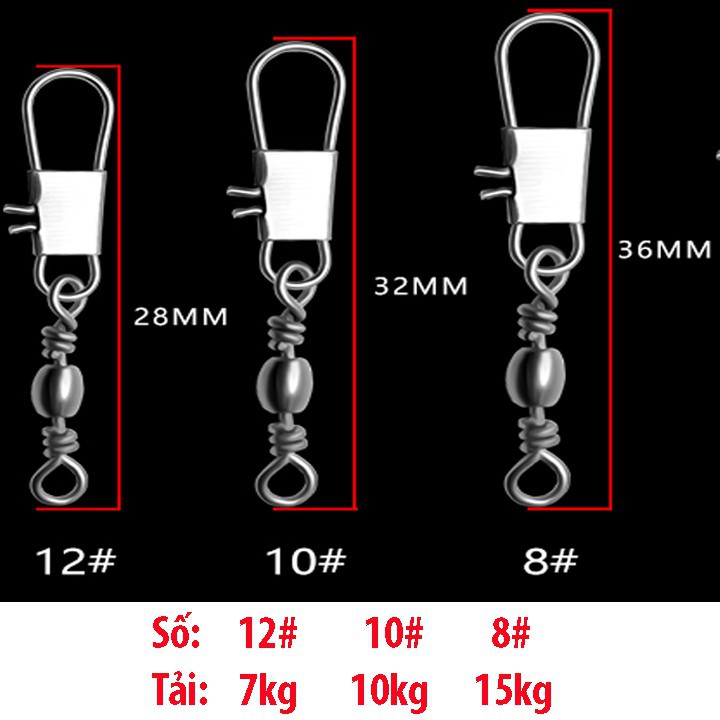 Khóa Link câu cá, Khóa chữ B chống xoắn PK1-1