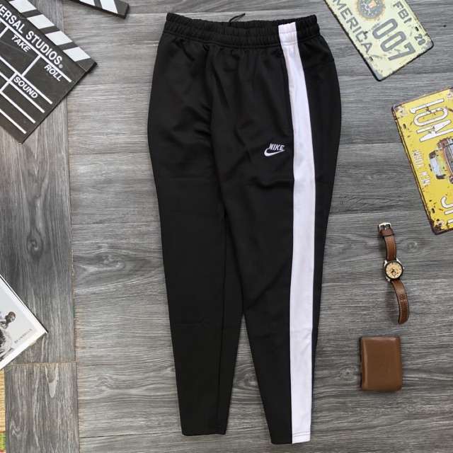 Quần thể thao đen phối trắng dành cho nam cực đẹp