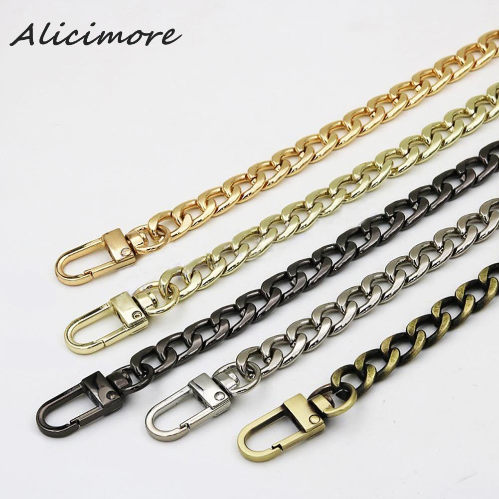 Dây Đeo Túi Xách 100/110/120cm Thiết Kế Mắt Xích Nhiều Màu Sắc Thời Trang Cho Nữ