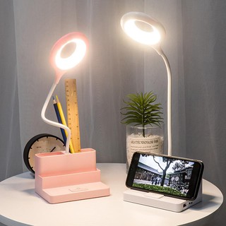 Đèn học để bàn chống cận đèn led sạc tích điện đọc sách Kami36011.36016