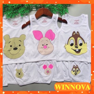 5 Bộ ba lỗ cotton giấy, siêu đẹp.