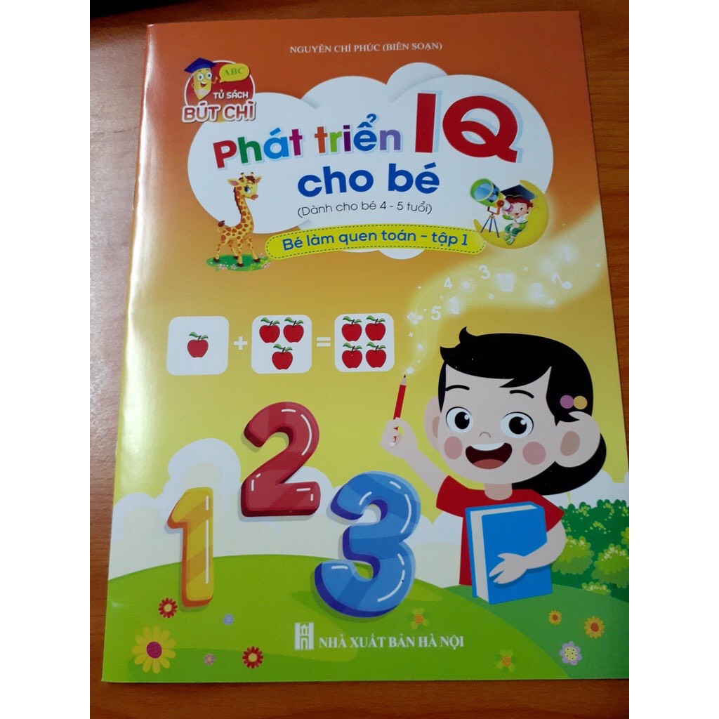 Sách - Tập Tô Phát Triển IQ Dành Cho Bé 4-5 Tuổi (Bộ 8 Quyển)