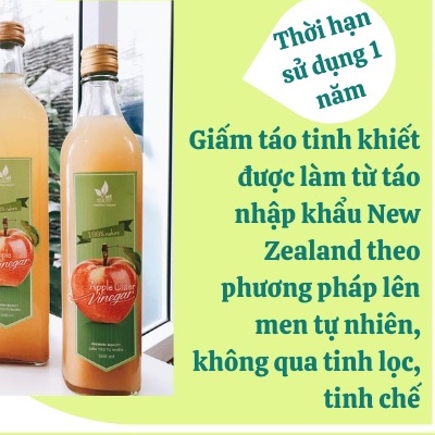 Giấm Táo Tự Nhiên Viethealthy 500ml