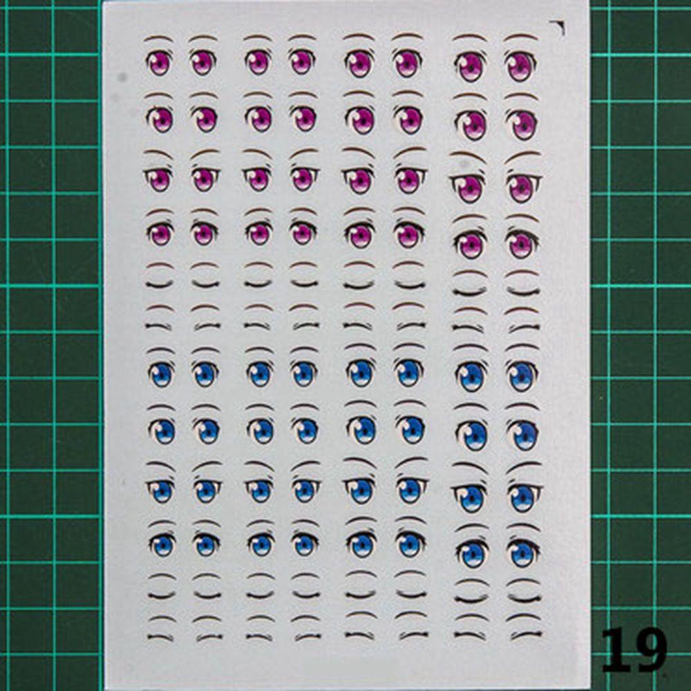 1 Tấm Sticker Dán Cho Búp Bê Dễ Thương Bắt Mắt