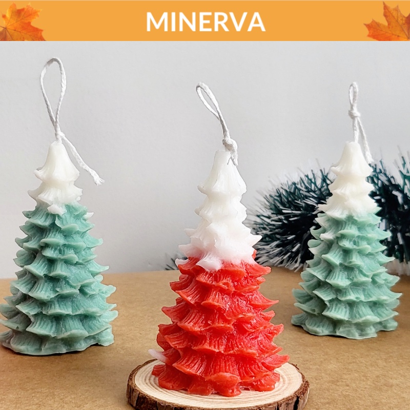 Nến thơm hình cây thông trang trí giáng sinh , phụ kiện chụp ảnh , trang trí nhà cửa , quà tặng sinh nhật handmade