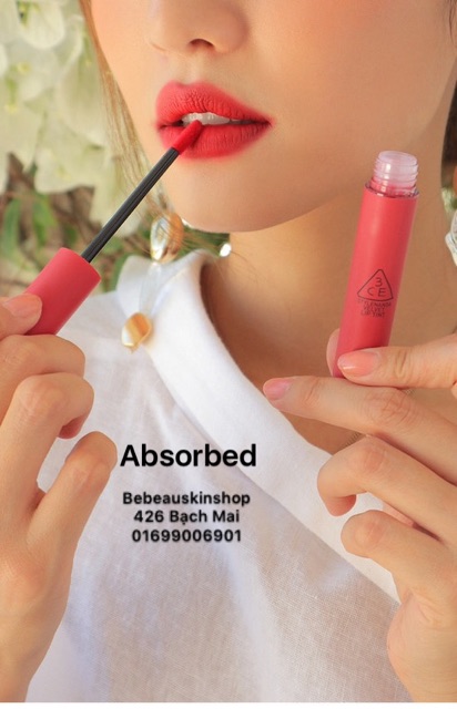 ( 5 màu mới 2018) Son kem 3ce velvet lip tint