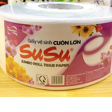 [Giá Sốc] giấy vệ sinh cuộn lớn hiệu SUSU nặng 700gram