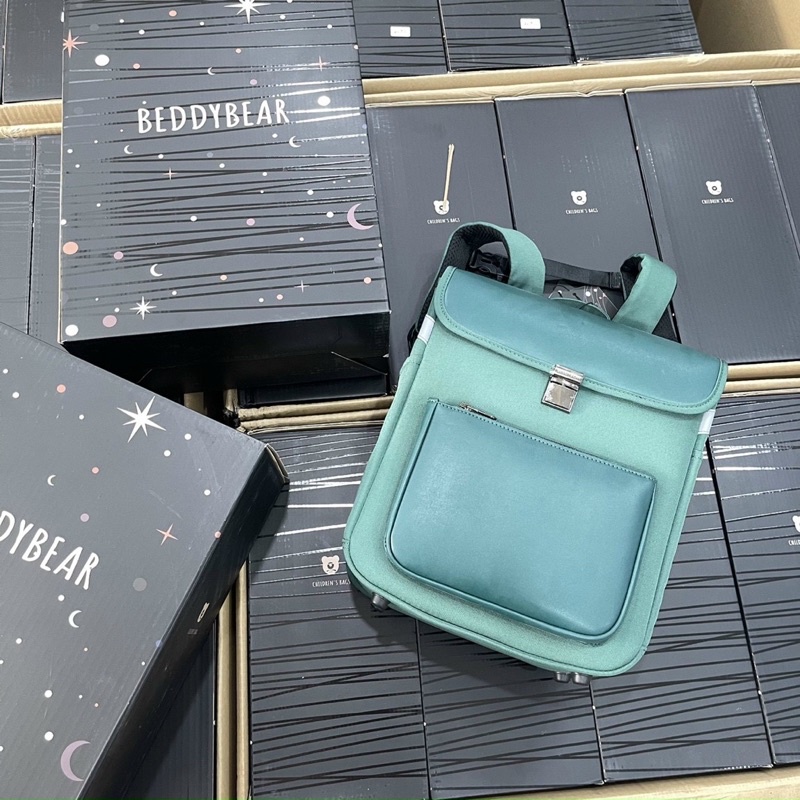 TNS - Balo cho bé   Beddie Bear kids backpack-màu xanh dễ thương cho bé