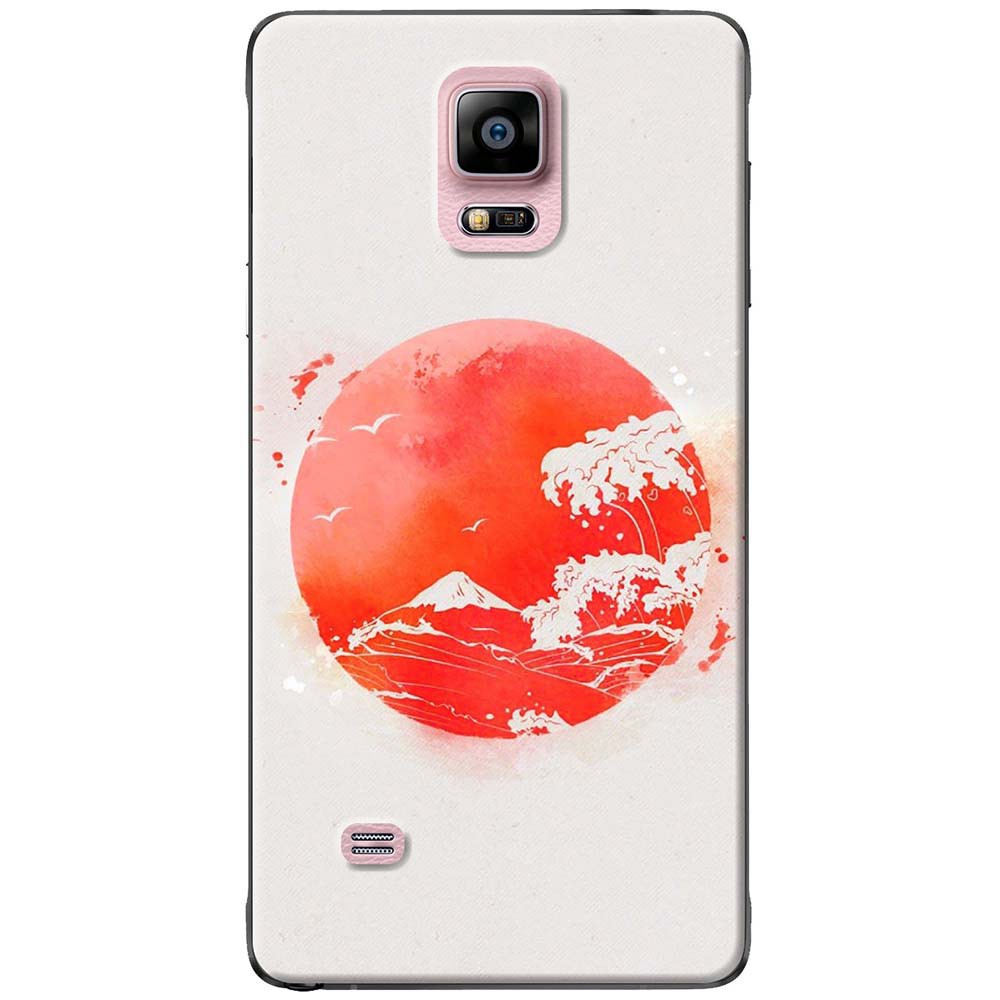 Ốp lưng Samsung Note 4, Note 5, Note 8, Note 9 Mặt trăng đỏ