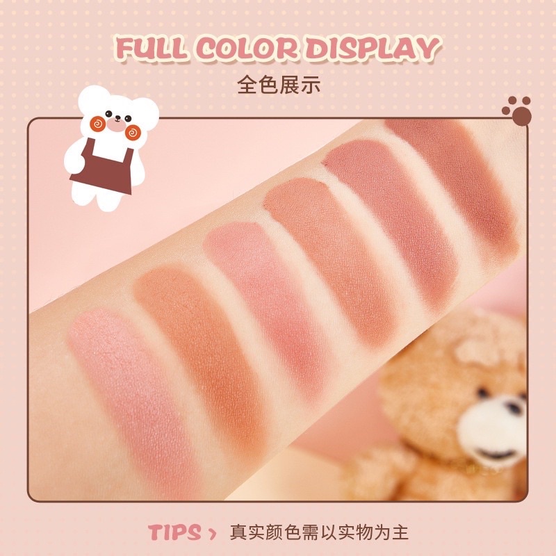 Phấn Má Kiss Beauty 6ô nội địa trung