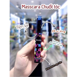 Chải tóc Mascara tạo kiểu tóc đẹp vuốt tóc con gọn vào nếp