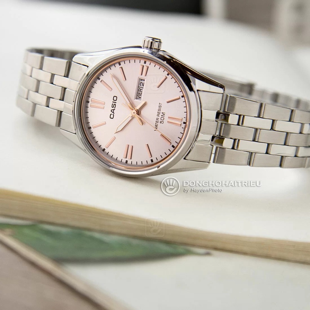 Đồng hồ Casio nữ dây kim loại LTP-1335D-4AVDF chính hãng