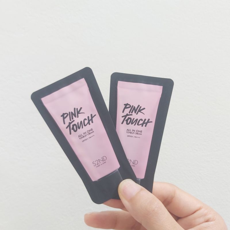 Gói sample chống nắng, nâng tone, dưỡng trắng PINK TOUCH S2ND SPF50+ PA+++ | BigBuy360 - bigbuy360.vn