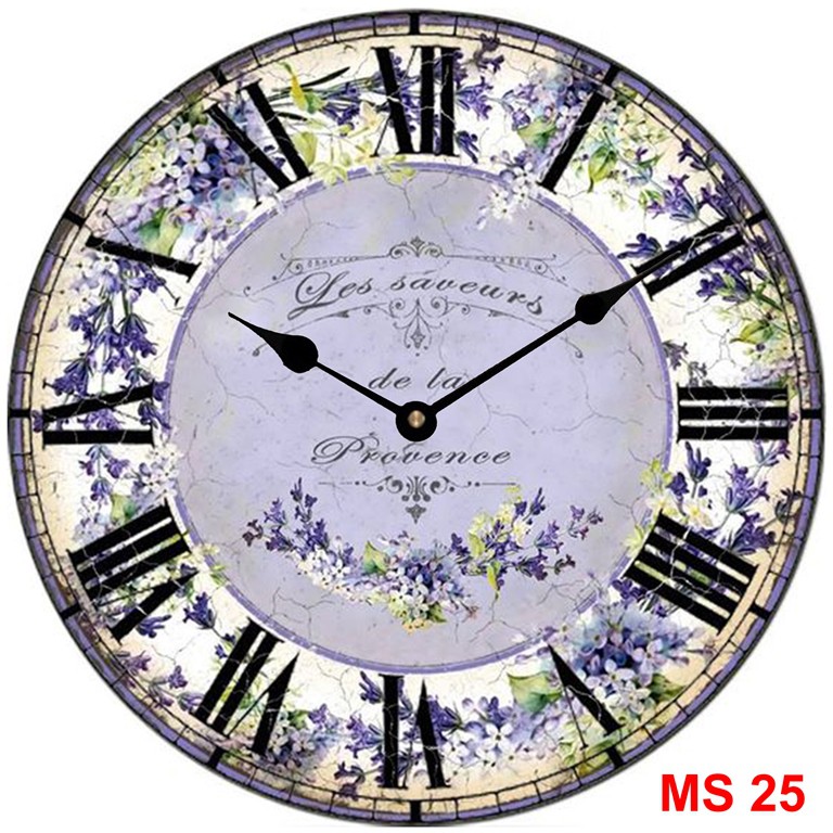 Đồng hồ treo tường phong cách cổ MS25