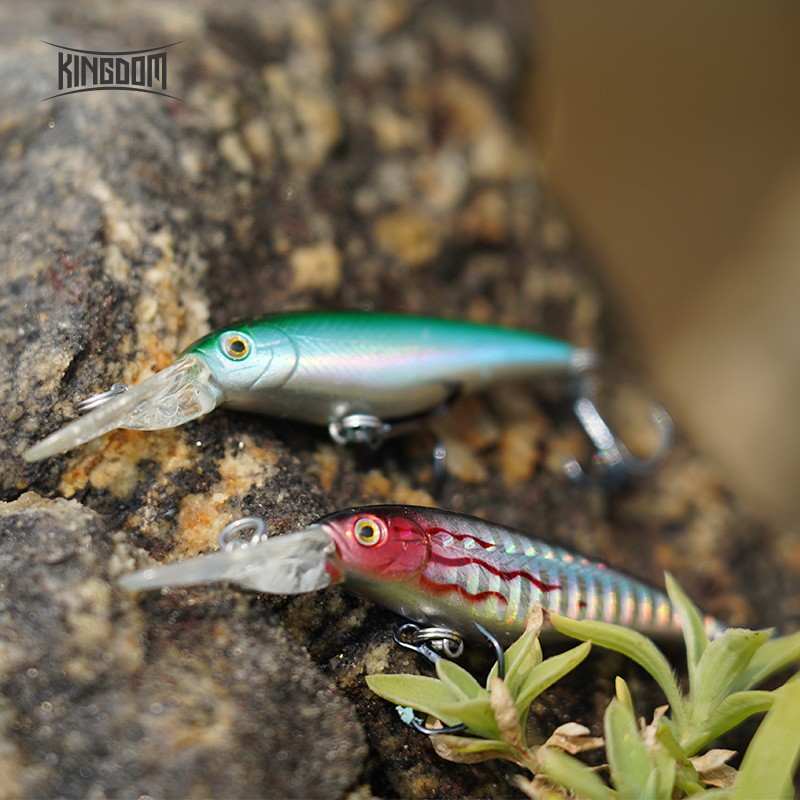 Mồi Câu Cá Giả Minnow Kingdom Cứng Dạng Nổi Lơ Lửng 60mm 5.6g