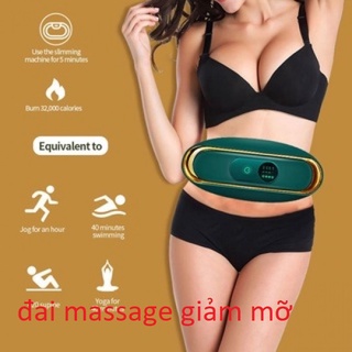 Đai massage quấn nóng giảm mỡ, eo thon, săn chắc cơ thể