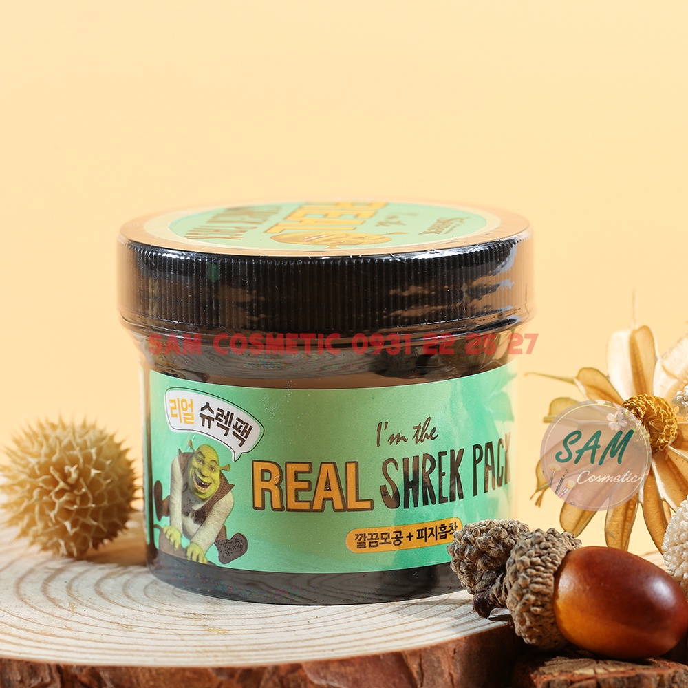 Mặt Nạ Đất Sét Real Shrek Pack - Cica Sugar Scrub | Mặt nạ lột mụn đầu đen Peel Off Shrek Pack Cho Da Dầu Mụn, Mụn Ẩn