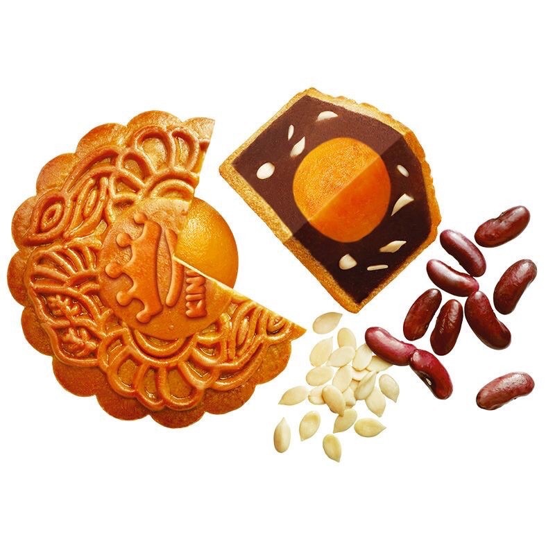 COMBO 2 BÁNH TRUNG tHU KINH ĐÔ TẶNG KÈM TÚI GIẤY Nhân Đậu đỏ 1 trứng , Nhân dẻo sữa dừa , dẻo hạt sen, Khoai môn 1 trứng