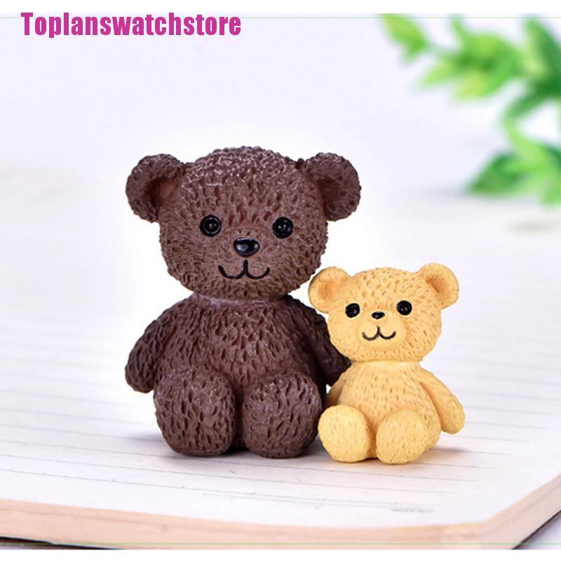 [Toplan] Tượng Gấu Dễ Thương Trang Trí Vườn Thu Nhỏ