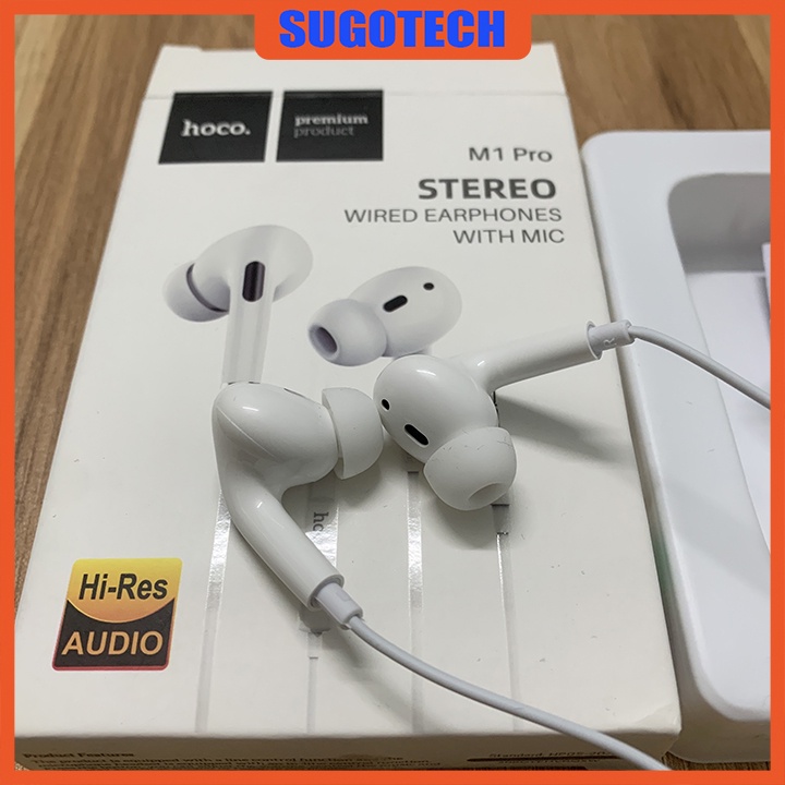 Tai nghe có dây nhét tai Hoco M1 Pro chính hãng, chống ồn, có mic, full chức năng
