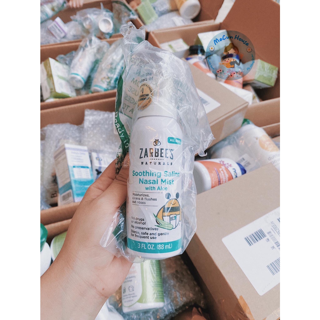 Xịt mũi lô hội giữ ẩm Zarbees