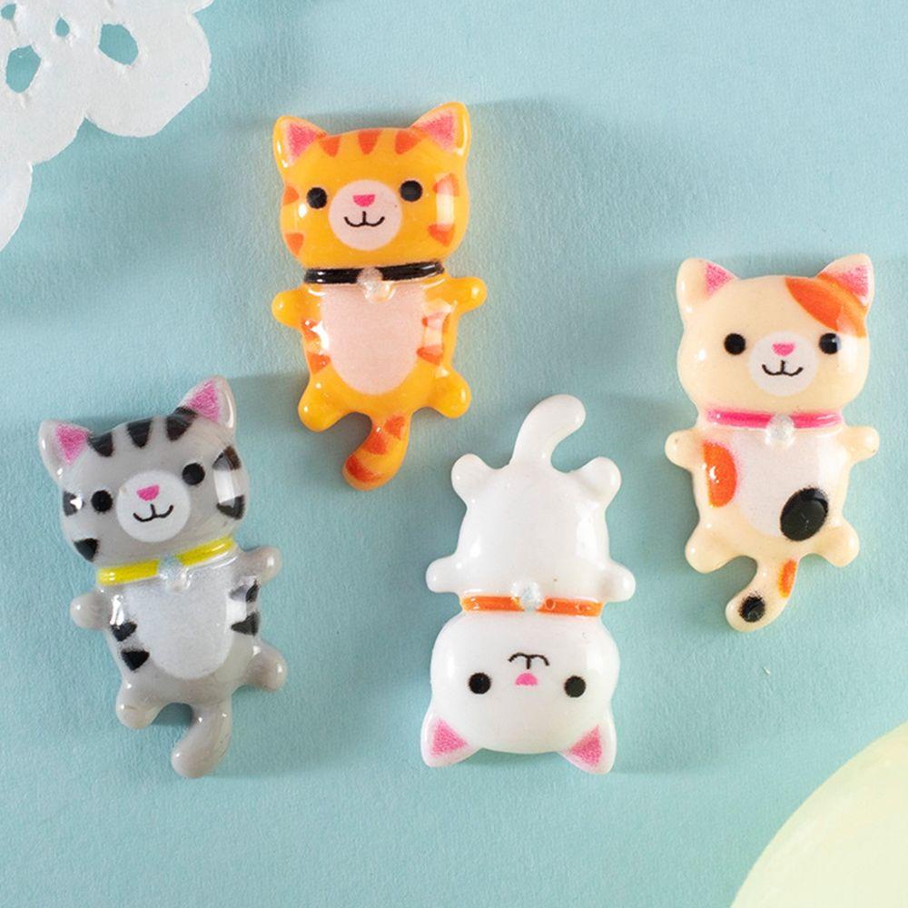 Mặt Dây Chuyền Bằng Resin Hình Mèo Dễ Thương DIY