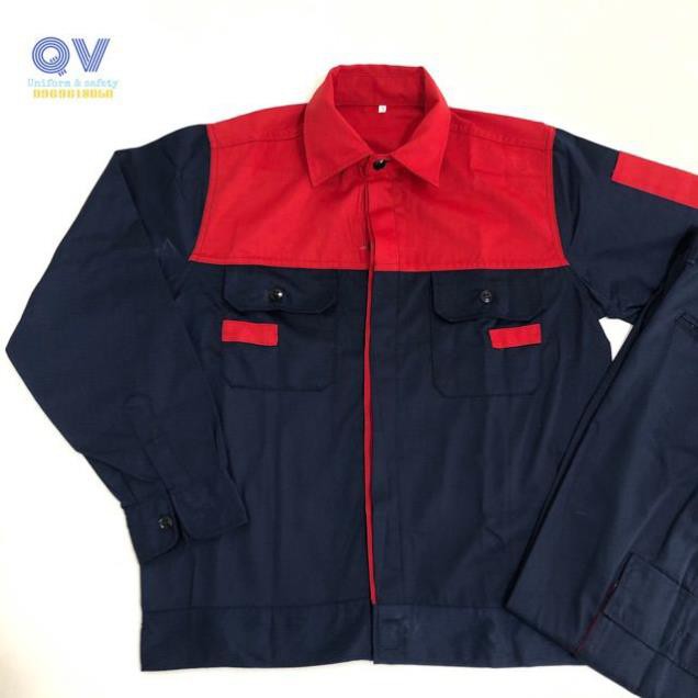 Áo bảo hộ lao động vải kaki 3/1