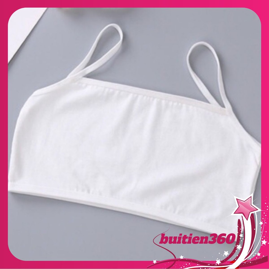 Aó lót lá học sinh mới lớn cotton 1 lớp mỏng nhẹ lót cho bé gái; bikini