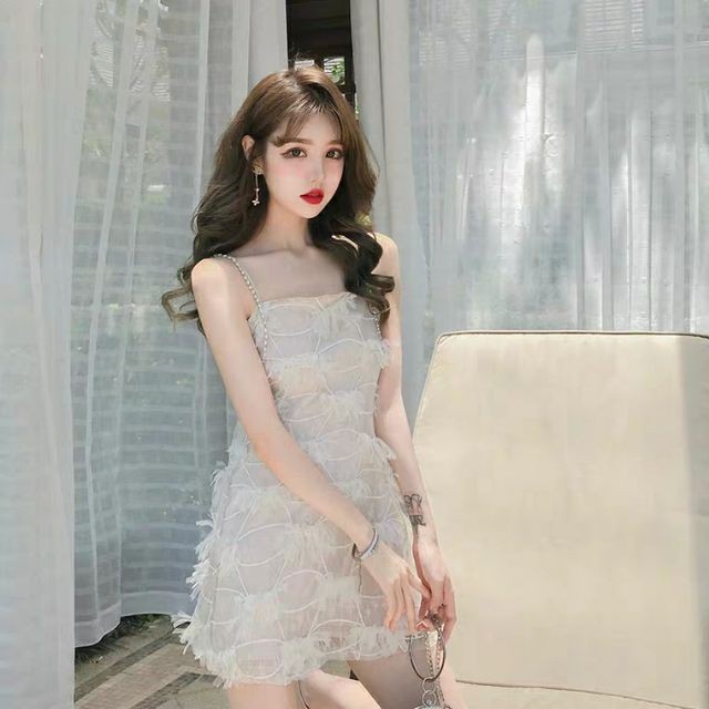 [ORDER]  Váy 2 dây ren tua rua phong cách Hàn Quốc sang chảnh (Ảnh thật ở cuối) - NDP Clothing