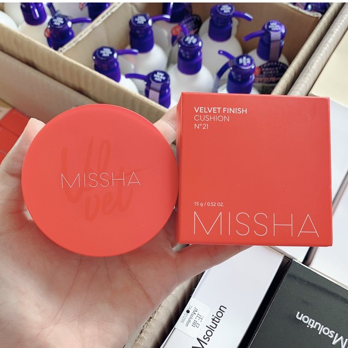 PHẤN NƯỚC MISSHA VELVET FINISH PHIÊN BẢN MỚI 15G