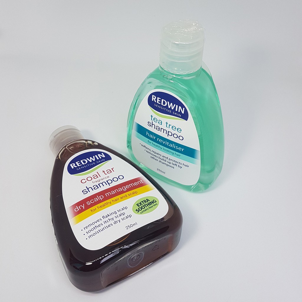 Dầu Gội Trị Nấm Redwin Tea Tree Shampoo 250Ml(Màu xanh)