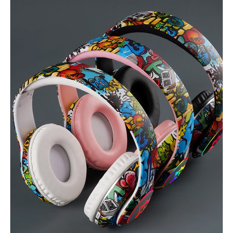 Tai Nghe GAMING Bluetooth không Dây,Thiết Kế Đột Phá, Có Kèm Dây Cắm Máy Tính, Laptop LX-8686