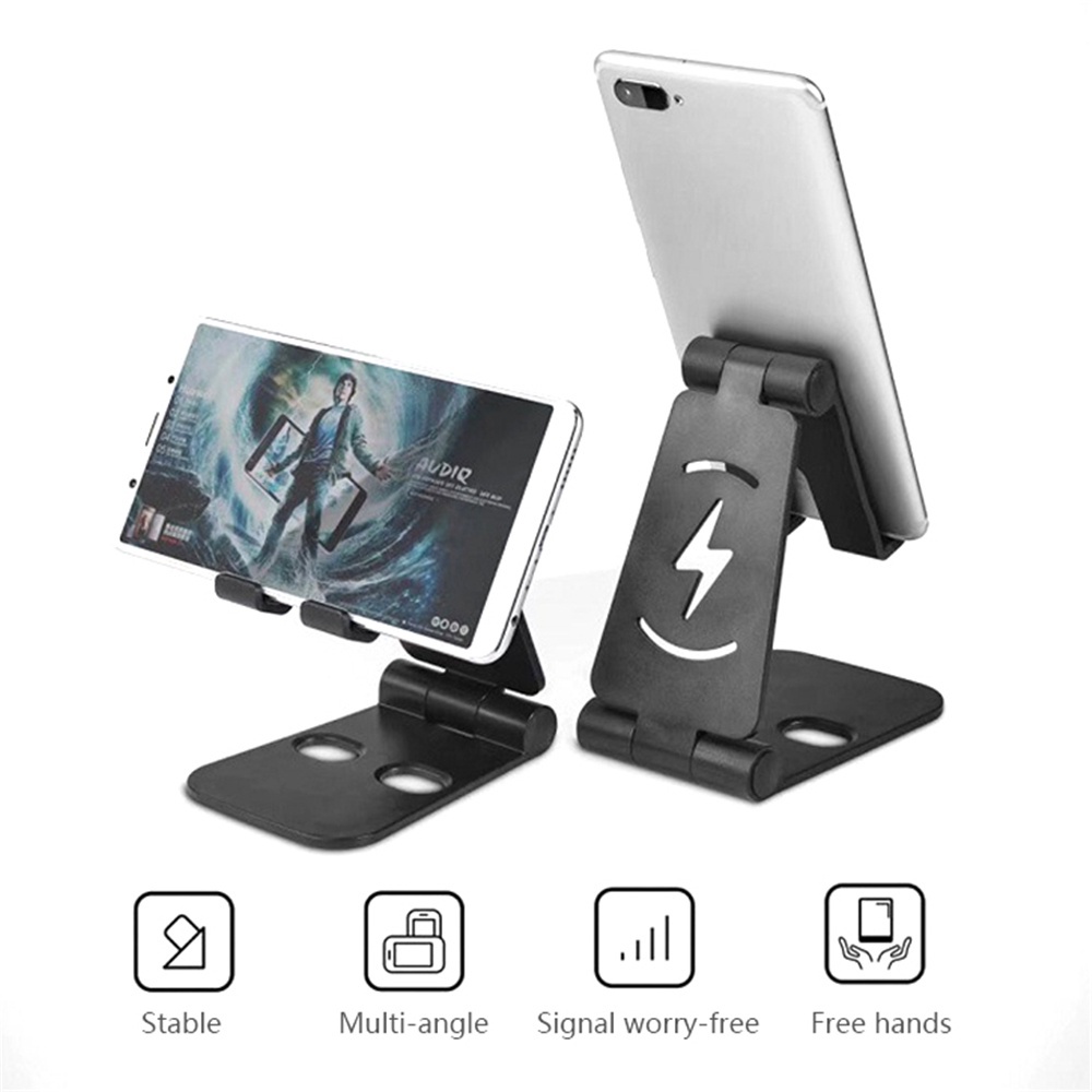 Giá đỡ điện thoại/máy tính bảng để bàn có thể gấp gọn nhiều màu tùy chọn | BigBuy360 - bigbuy360.vn