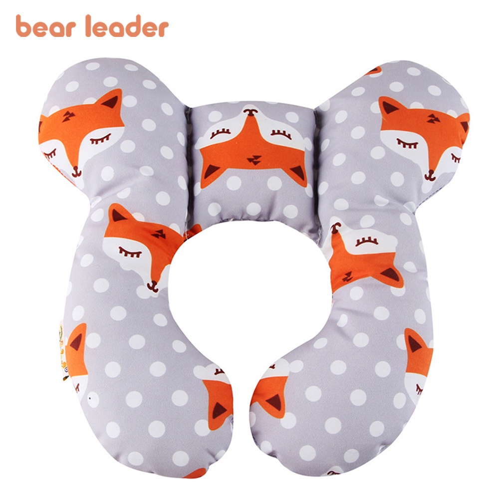 Gối kê cổ BEAR LEADER hình chữ U bảo vệ đầu an toàn cho bé 0-3 tuổi