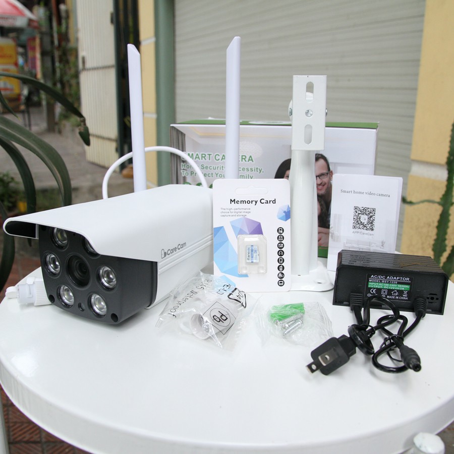 Camera IP WIFI CARECAM 1080p ngoài trời chống nước , Ban đêm có màu, Đàm thoại 2 chiều | BigBuy360 - bigbuy360.vn