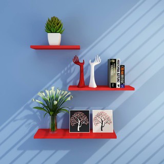 Kệ gỗ COMA lõi xanh chống ẩm bộ 3 thanh ngang 40-50-60cm sâu 15cm ( màu tùy chọn)