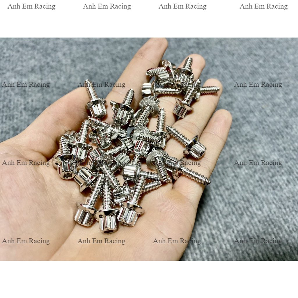Ốc Salaya INOX 304 Đầu Trụ D3 Salaya 4li15 xoắn gắn xe máy Và Nhiều Vị Trí Khác