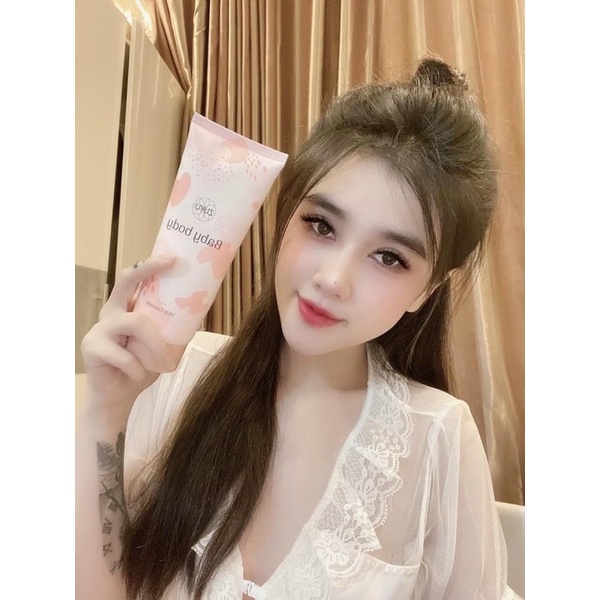 Kem dưỡng da toàn thân BaBy BoDy ZuYu trắng sáng mềm mịn makeup cho da, lưu hương trên da tặng kèm gói tắm trắng 50gr