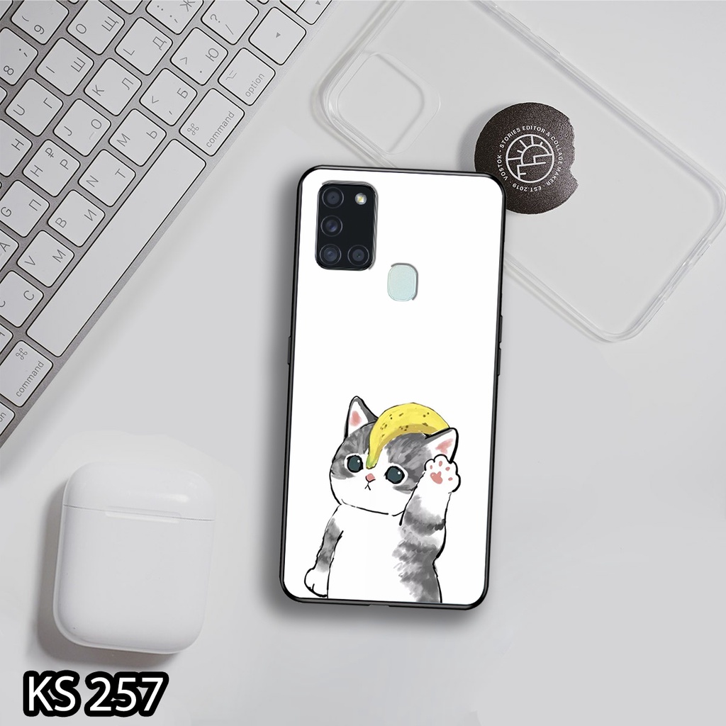 Ốp lưng Samsung A11/A21/A21S in hình Mèo con siêu đáng yêu, ngộ nghĩnh_KINGSTORE.HN_Ốp SS