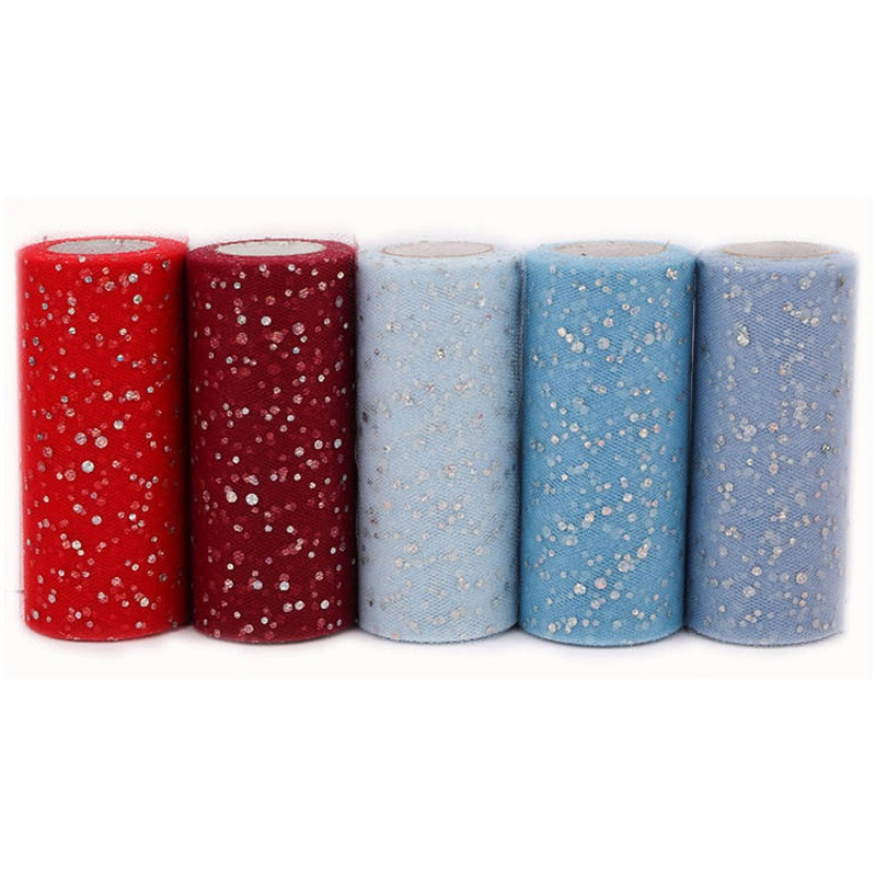 Cuộn Vải Tuyn Nhiều Màu Sắc Kích Thước 10 Yard Dùng Trang Trí Tiệc Cưới