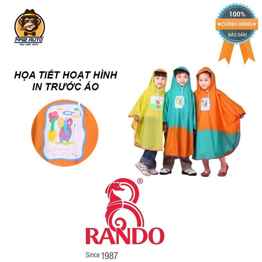 Áo Mưa Bướm Trẻ Em Rando Cao Cấp