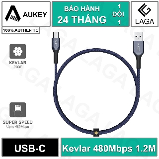 CÁP SẠC USB TYPE-C AUKEY CB-AKC1