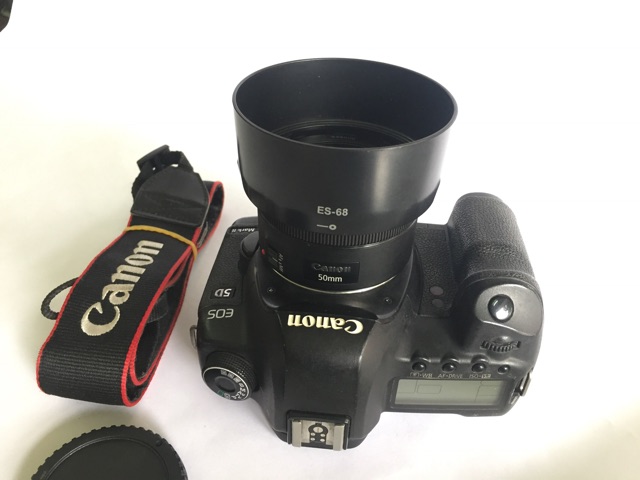 Bộ máy ảnh Canon 5D Mark II + Lens fix 50 F/1.8 STM