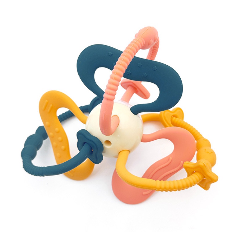 Đồ Chơi GặM NướU HìNh NấM BằNg Silicone Cho Bé