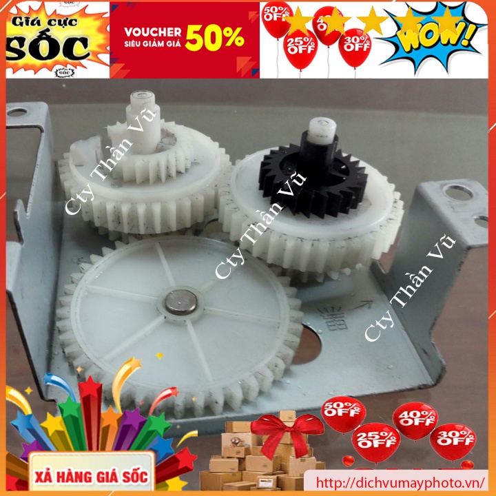 Bộ bánh răng đảo cho máy in Canon LBP 3300, hp 1320, hp 2015d Duplex đảo mặt hàng tháo máy chất lượng