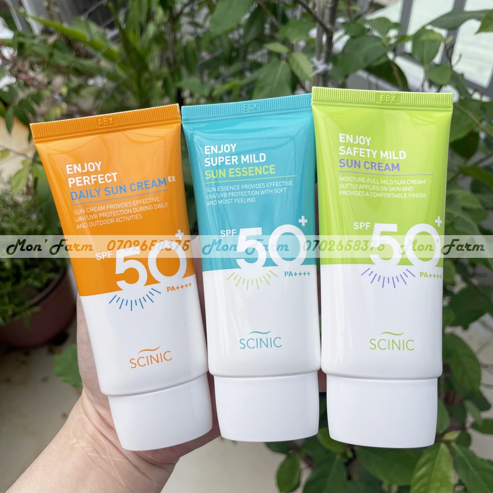 Kem Chống Nắng Vô Cơ Cho Da Khô Da Nhạy Cảm Scinic Enjoy Safety Mild Sun Cream SPF50+ PA++++