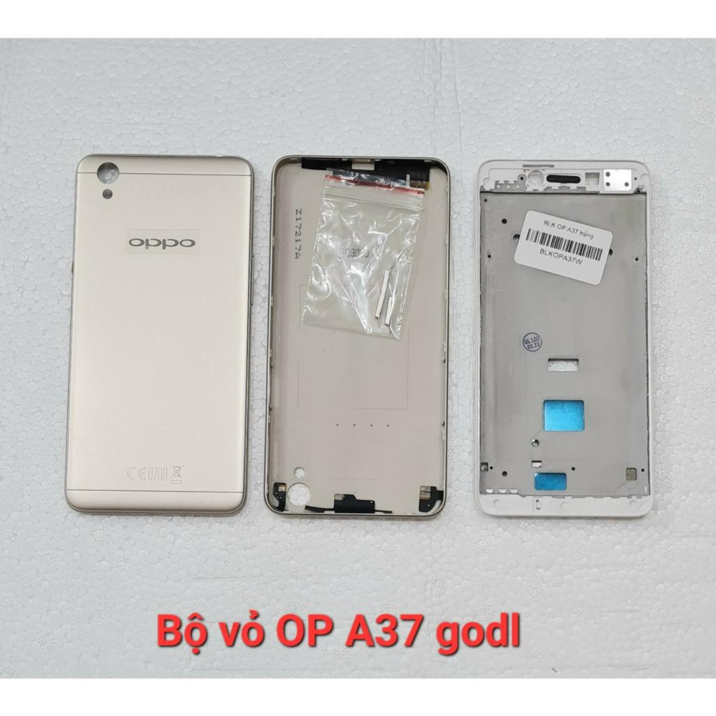 Bộ vỏ Oppo A37 màu gold