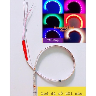 Đèn Led đá số đổi màu xe máy